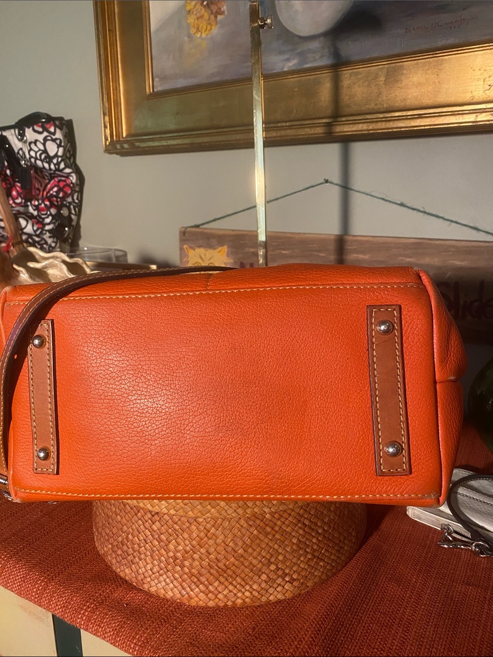 Dooney & Bourke Dillen Double Pocket Satchel Crossbody Shoulder Handbag - Picture 10 of 15